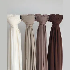 Custom Wholesale Jersey Premium Scarf for Women Hijab Soft Jersey Hijab Ladies