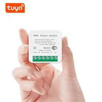 Tuya 16A bricolage WiFi + RF Mini Module commutateur 2 voies Module de relais domotique intelligent fonctionne avec l'application Smart Life Alexa Google Home