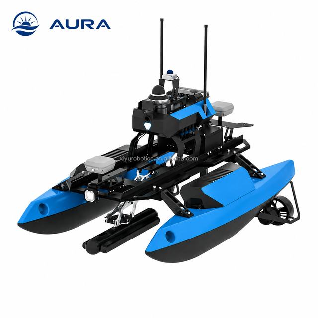 AURA Unmanned Surface Vessel Water Quality Monitoring & Survey USV for Water Treatment Plant & Field Use