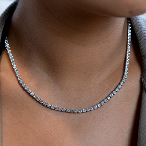 Collar de Cadena de Oro de Lujo con Diamante Cultivado en Laboratorio, Corte Brillante Redondo, Certificado IGI, Joyería Fina, Estilo Unisex - Product Image 5