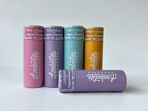Recyclable Degradable Cylinder Tube Push-up Lip Balm Paper Containers <b>Refrigerator</b> Use Cosmetics Packaging <b>Deodorant</b> Handmade - Product Image 3