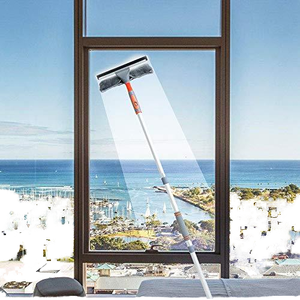Raclette de fenêtre pour outil de nettoyage de fenêtre à domicile Kit de lavage de fenêtre avec rallonge de nettoyage de douche en verre - Product Image 6