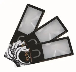 Promotie Prijs 3X 6X Boek-Mark Vergrootglas Met Liniaal Aangepaste Bladwijzer Vergrootglas Voor Reading - Product Image 1