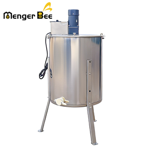 Extracteur de miel électrique radial en acier inoxydable Menger Bee 3 cadres Dadant pour apiculture - Product Image 1