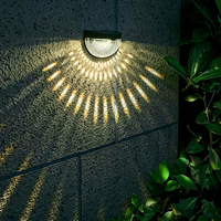 Lampes solaires pour terrasse, lampes solaires pour marches, étanches pour extérieur, cour, patio, jardin, piscine, balustrade, escaliers, lumière solaire pour clôture