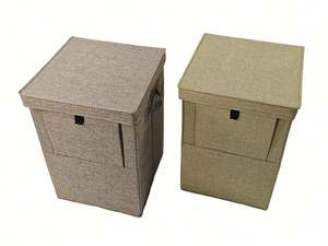 Large Collapsible <b>Laundry</b> <b>Hamper</b> Dirty Clothes <b>Laundry</b> Basket Storage <b>With</b> <b>Lid</b> Removable Bag Organizer - Product Image 5