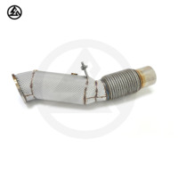 Tuyau de descente de convertisseur catalytique à haut débit d'usine pour tuyau de descente BMW B48 F30 330i 430i 2.0T échappement de Performance de tuyau de descente