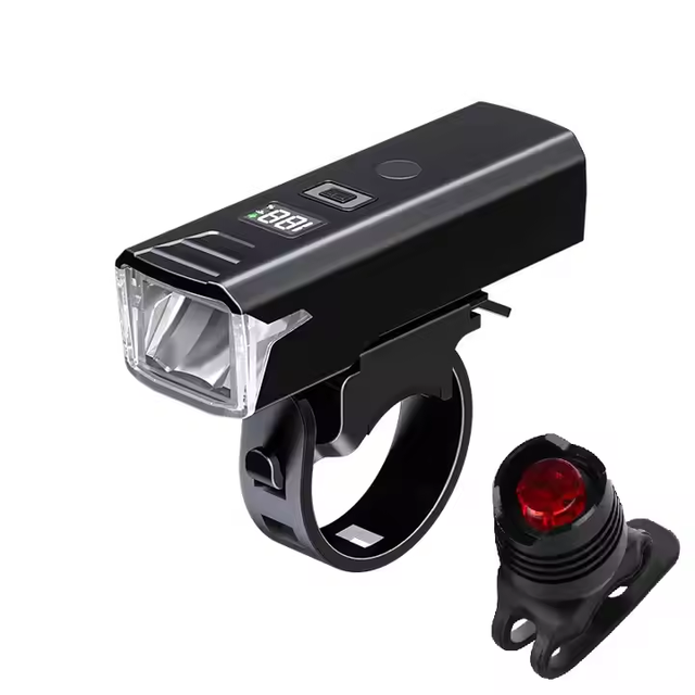 USB Rechargeable LED Cycling Light Waterproof ABS PC Mountain Road Front Night Light for Kids Handlebar Mounting Placement