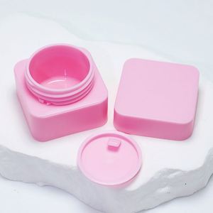 Cosmetic <b>Plastic</b> Face Hand Skincare Cream <b>Container</b> <b>Plastic</b> 5g 10g 20g 30g 50g <b>square</b> pink pp Jar Cream - Product Image 5
