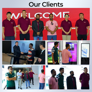 27'' Interactive Touch Screen Kiosk Horizontal Stand Digital Signage Player Atmosphere <b>Lights</b> for Hotel Lobby Retail Store - Product Image 5