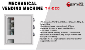 2024 Bestzone Factory Mini distributeur automatique mural de type mécanique pour serviettes et tampons - Product Image 4