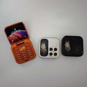 Nuovo Telefono Economico I17pro 2G con SIM, Pieghevole, Rotante, Type-C, Funzione Magic Voice, Mini <span class=keywords><strong>Cellulare</strong></span> a Conchiglia per Uso Quotidiano Portatile - Product Image 5