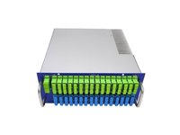 Amplificador Óptico FTTH de 8, 16, 32, 64 Puertos, Potencia 20-23dBm, EYDFA, Equipo de Fibra Óptica para Tripleplay TV+Internet, Láser IPG, Pantalla LCD Grande