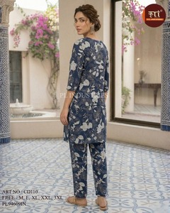 Ensemble haut et bas en coton pour femme, très demandé, pour occasions spéciales, design élégant, fournisseur en gros - Product Image 4