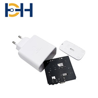 Adaptateur USB-C PD 45W, matériau de base FR-4, chargeur USB Type-C 20W/25W/65W, carte PCB, 65W haute efficacité HD-H HX-C0093, 2 OZ cuivre
