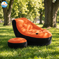 Nouvel Arrivage – Ensemble de Canapé Gonflable Portable et Pliable, Fauteuil Inclinable Floqué, Mobilier de Salon et Salle à Manger, Canapé d'Angle