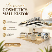 Vente en gros usine : Kiosque de présentation cosmétique pour centres commerciaux et détaillants, Ensemble de comptoirs de présentation pour magasins de beauté, Îlot de présentation pour soins de la peau et maquillage