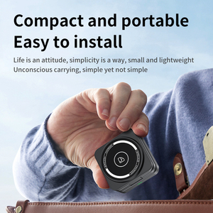 Support de charge magnétique sans fil <span class=keywords><strong>avec</strong></span> éclairage, interrupteur tactile pour l'éclairage, rangement pliable, <span class=keywords><strong>chargeur</strong></span> rapide pour <span class=keywords><strong>téléphone</strong></span> 15W - Product Image 6