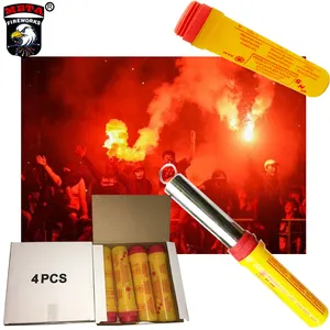 Stadium smoke pirotecnico gun mini palle di fuochi d'artificio cold sparkler cock cake fountain among us bomb 500g toy fireworks cannon flame