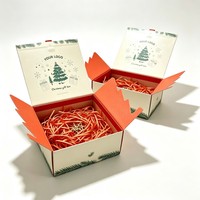 Vente en gros Nouveauté 2026 Boîte cadeau de Noël très demandée, belle boîte en papier pour emballage cadeau, bonbons, desserts, design élégant
