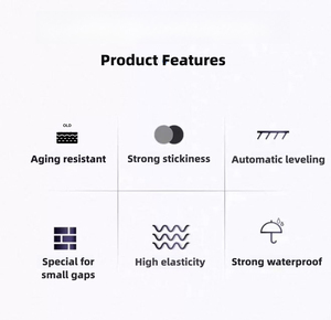 Adhésif structurel en silicone organique 107 en gros, ignifuge, résistant au feu, adapté aux usines, capable de résister aux hautes températures - Product Image 3