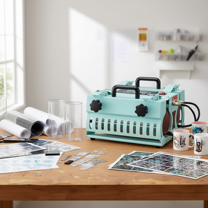 Máquina de Prensa de Calor para Tazas de 2 Estaciones, 11 Tazas de 30 oz, Sublimación Manual, Uso Doméstico - Product Image 2