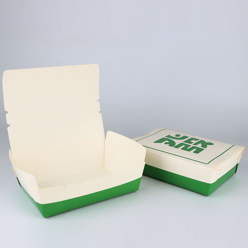 Hot Sale Takeout Food Boxes For Fast Lunch Sushi Rice Fruit Salad Burger Corrugated Cardboard Takeaway Food Package Paper Box