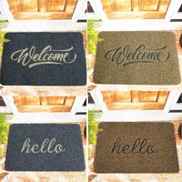 Tapis anti-poussière en polypropylène nettoyeur de chaussures anti-poussière tapis de porte à poils durs anti-dérapant pour cuisine et dans la porte et l'extérieur