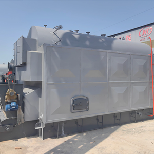 דוד קיטור ביומסה DZL, צינורות אש אופקיים, צינורות מים, 1T-20T, תעשייתי, חיצוני, סדרת DZL, דוד קיטור ביומסה עם גרגרי דלק - Product Image 1