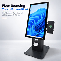Kiosque en libre-service à écran tactile, terminal de commande automatique, écran tactile capacitif, OEM ODM pour restaurant, centre commercial, paiement