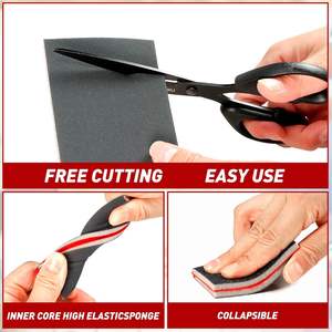 Hoge Kwaliteit Ultra-Fine Anti-Klomp 75Mm/150Mm Wit Korund Medium Hardheid Haak Lus Schuren Spons Oem Voor Slijpen Lucht-En Ruimtevaart - Product Image 4