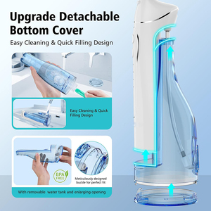 Hydropulseur <span class=keywords><strong>dentaire</strong></span> électrique portable, rechargeable, étanche, 4 modes, 5 buses, pour un nettoyage en profondeur des <span class=keywords><strong>dents</strong></span> - Product Image 5