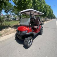 Nouveau 2025 Nouveau design 4 places voiturette de golf moteur électrique 72v batterie Club voiture de tourisme électrique Golf ATV