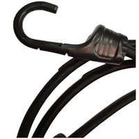 Cordon élastique en latex de 8 mm avec crochets, corde de fixation pour moto, bagages, vélo, extérieur, cordon en caoutchouc personnalisé avec bloqueur