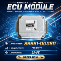 Module de commande du moteur (ECU) d'occasion 89661-0D060 Denso 5A-FE pour unité de commande du moteur Toyota