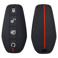 Pour BYD Qin Plusdmi Atto 3 Han EV dauphin Protection couverture coque Auto intérieur accessoires nouveau Silicone voiture télécommande clé étui Fob