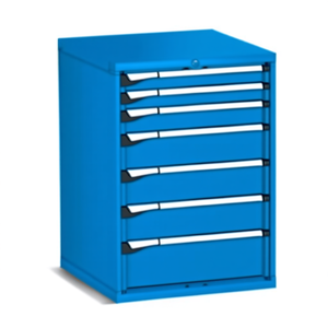 Fami Master Key Comfort <b>Drawer</b> Cabinet 7 <b>Drawers</b> 714x726x1000 Mm Ruby Red Ral3003 <b>Tool</b> Storage - Product Image 2