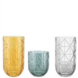 Vase en verre géométrique - Product Image 1