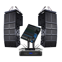 Système de sonorisation actif Morin LA-208 à double haut-parleur de 8 pouces, enceintes Line Array, intérieur/extérieur, professionnel, avec DSP 400W, en alliage d'aluminium