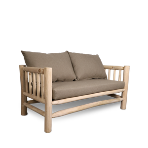 Sofá Inflable de Teca de 2 Plazas, Estilo Escandinavo Moderno, Ecológico, Rectangular, 70x135x65mm, para Sala de Estar, Gubuk Bali - Product Image 5