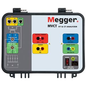 เครื่องวิเคราะห์รีเลย์และหม้อแปลงไฟฟ้าแบบพกพา Megger MVCT VT CT Analyzer - Product Image 2