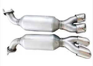 Venta directa de fábrica, precio al por mayor, sistema de escape automático de alto flujo, pieza de acero inoxidable 409, silenciador de escape para Kia Sorento - Product Image 3