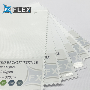 Flfx 240gsm UV/sinh thái dung môi in ấn Polyester vải cuộn tráng Backlit dệt - Product Image 3