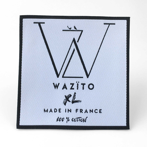 Etiqueta tejida <span class=keywords><strong>damasco</strong></span> exclusivo privado de lujo de la ropa de las ropas para el fabricante de la ropa - Product Image 1