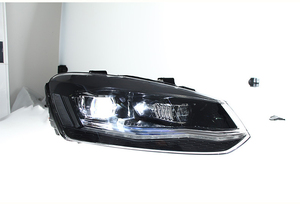 Kit de carrosserie automobile 2018-2020 Polo avec ensemble de lentilles de phares LED, feux de jour, feux arrière et phares CP. Phare LED - Product Image 4