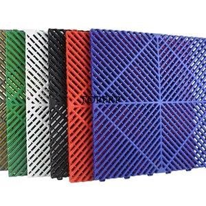 PP <b>plastic</b> Garage Flooring Car wash shop Interlocking <b>Floor</b> Tiles - Product Image 1