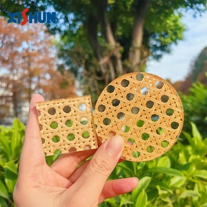 Hoja acrílica de Color Bambú de ratán, tablero de resina de alambre de malla tejida, pantalla de Hotel de vidrio orgánico, muebles, <span class=keywords><strong>puerta</strong></span> de armario - Product Image 6