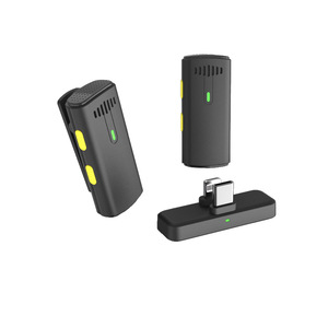 ไมโครโฟนไร้สายปกเสื้อแบบมืออาชีพไมโครโฟนฟ้าผ่าชนิด C ไมโครโฟนมินิ USB ดีไซน์ใหม่น้ำหนักเบา2.4GHz ใช้ในการประชุม - Product Image 1