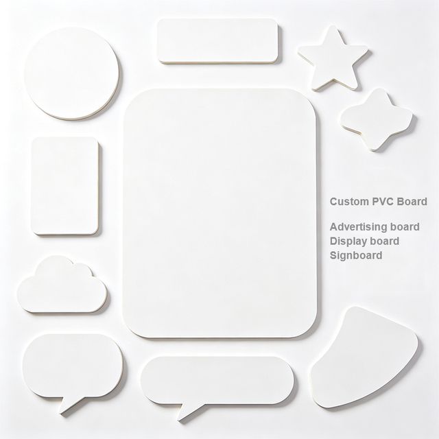 Custom PVC Foam Board UV Printing Advertising Sign Board Custom Shape Available for Indoor Outdoor Display