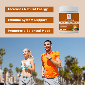 Poudre de multivitamines en vrac OEM ODM, mélange complet avec un mélange de minéraux et d'antioxydants, favorise un état d'âme équilibré, compléments alimentaires en poudre - Product Image 6